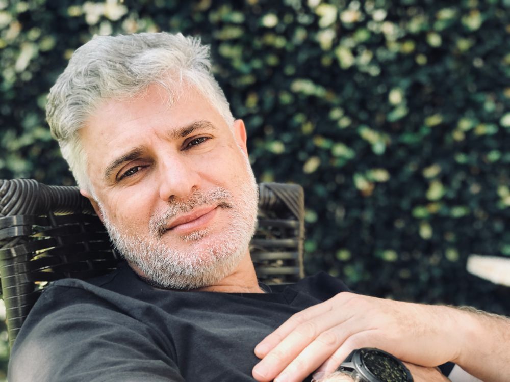 Gentleman with silver hair